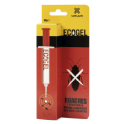 Syringe with gel insecticide bait system